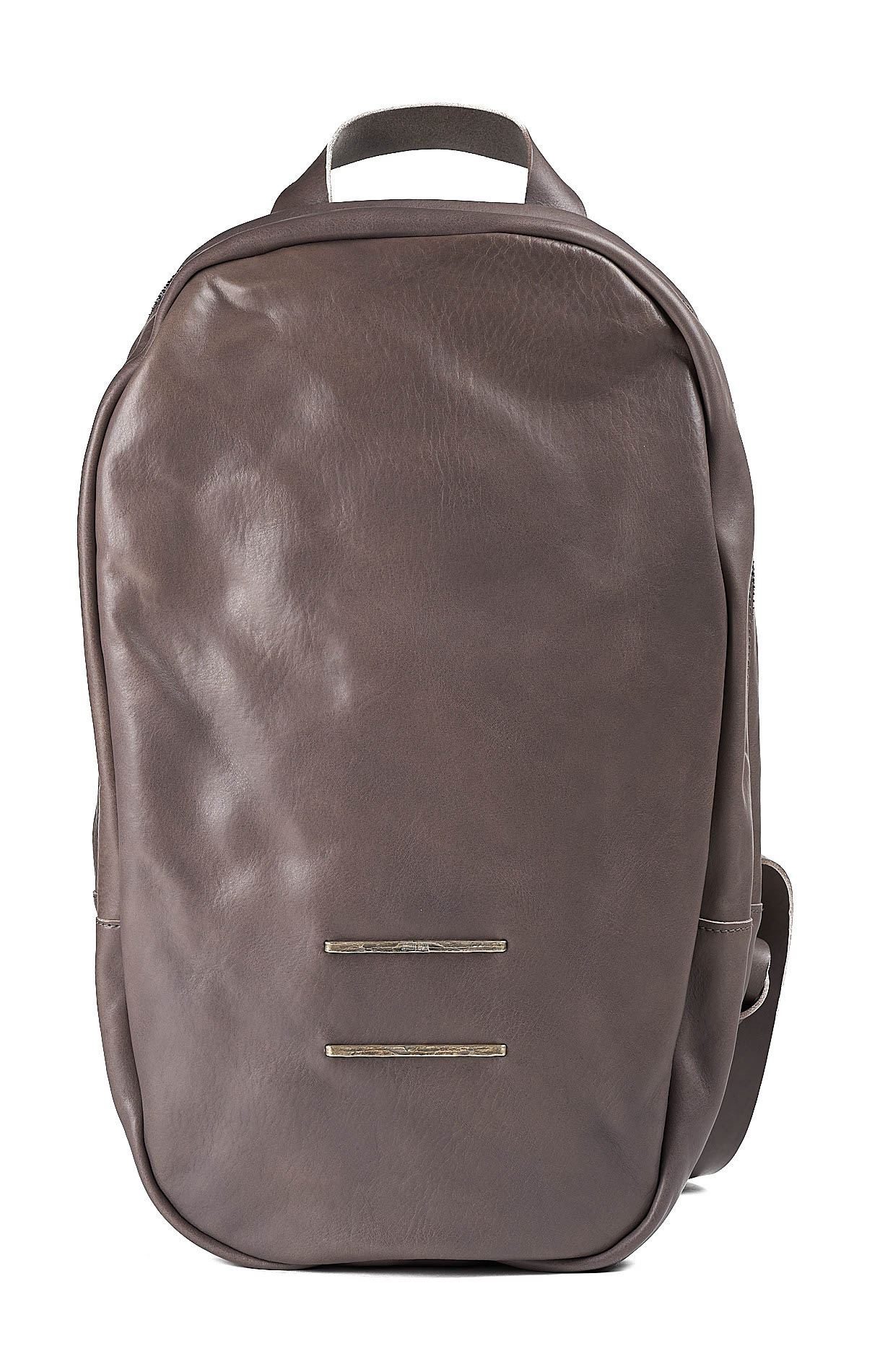 daniele basta leather and silver bags - FRONT